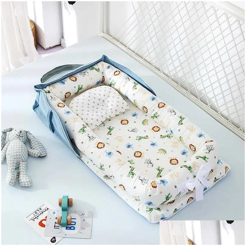 playpen travel nest portable baby bed cradle newborn crib fence bed for kids baby bassinet