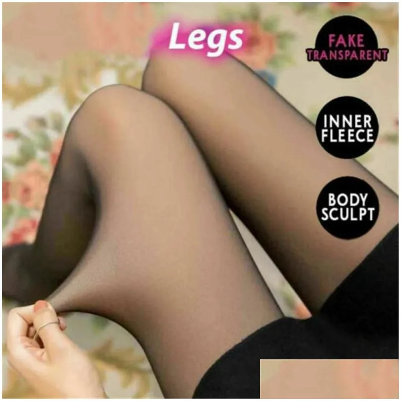 sports socks winter warm pantyhose women super elastic black slim for casual fashion plus velvet thick tights 2021