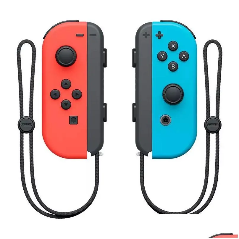 wireless bluetooth gamepad controller for switch console/ns switch gamepads controllers joystick/nintendo game joy-con with hand rope