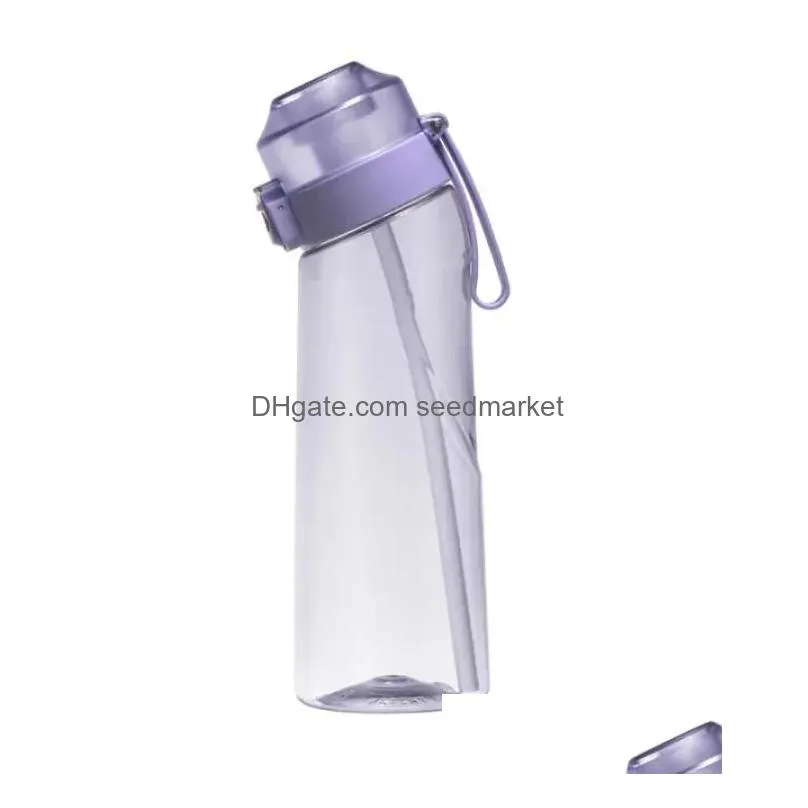 Water Bottles 650Ml Scent Active Flavoring Cup Air Taste Buds Flavored Bottle Up Sports Drop Delivery Dhj7T