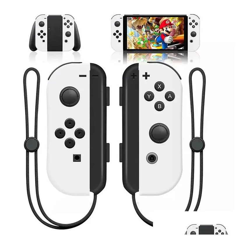 wireless bluetooth gamepad controller for switch console/ns switch gamepads controllers joystick/nintendo game joy-con with hand rope