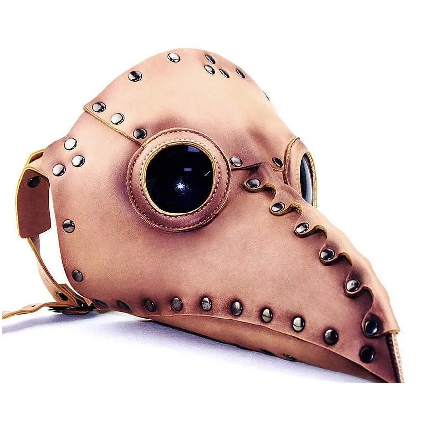 medieval plague tor masks adult steam punks horror pu bird tor schnabel mask halloween cosplay beak mask prop carnival x0803