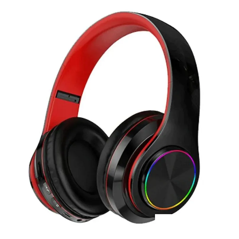 wholesale headset wireless bluetooth headset with colorful breathing light bass-heavy sports gaming headphone