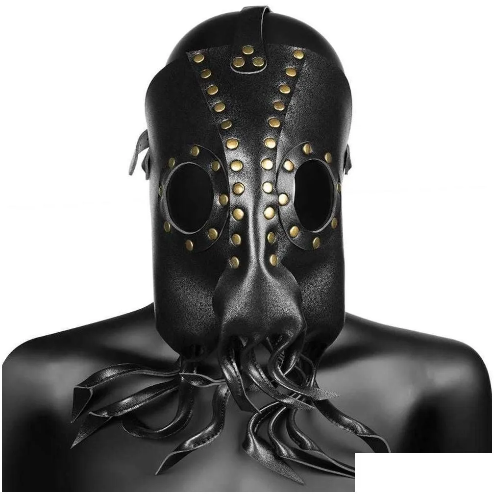 2019 steampunk mechanical mask dark octopus plague tor bird mask retro cosplay masks halloween costume props accessories x0803