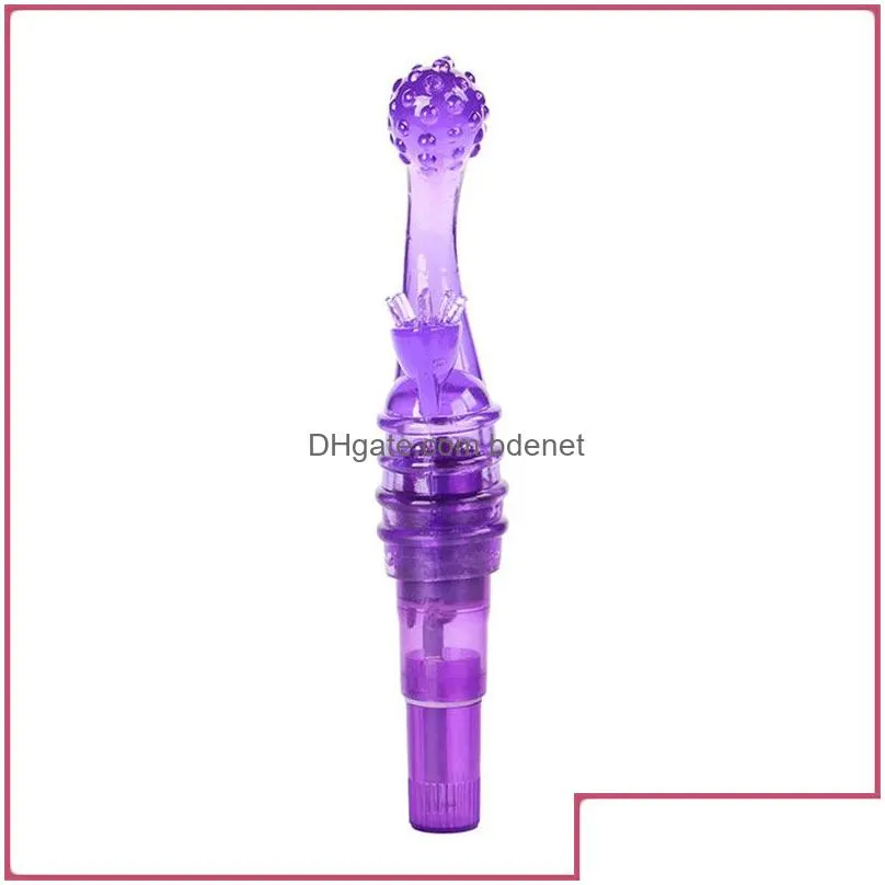 Leg Massagers Toy Masr Female Masturbation Finger Vibrator Clit And G Spot Orgasm Squirt Brush Stick For Woman Adt Products Drop Deliv Dhq4Y