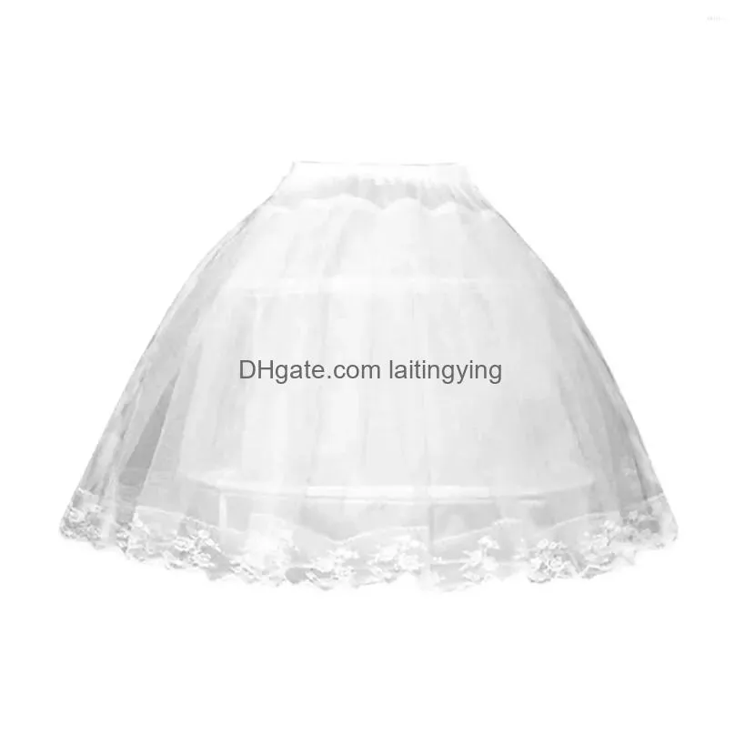 girl dresses child tutu underskirt slips wedding kids crinoline for bridesmaid dancing stage performance birthday party cosplay