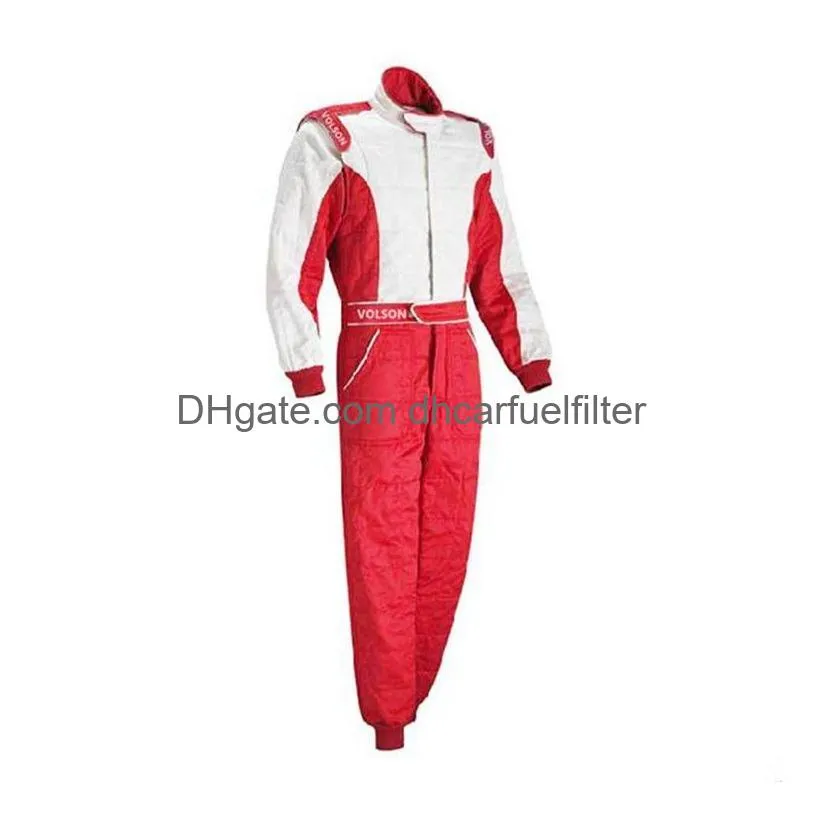 motocycle racing clothing car f1 off-road kart one-piece suit waterproof couple adt children drop delivery otlx5