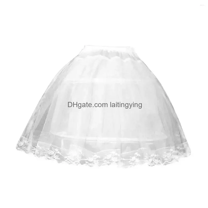 girl dresses child tutu underskirt slips wedding kids crinoline for bridesmaid dancing stage performance birthday party cosplay