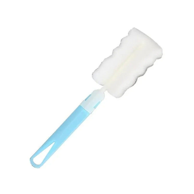 Other Kitchen Tools Detachable Sponge Bottle Cleaning Brush Long Handle Plastic Pp Tea Cups Milk Mug Cleaner Soft Removable Tumbler Dhe9Y