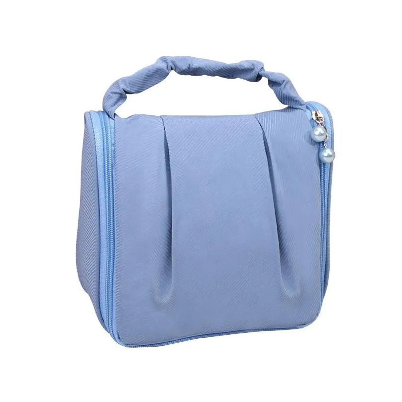 wholesale 6 colors storage bags high capacity ladies portable cosmetic bag wash bag foldable and multi-storage express