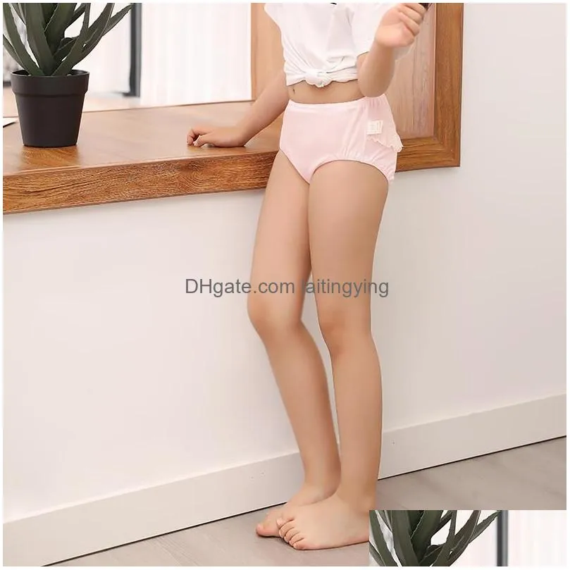 panties girls cute and playful soft lace bulace briefs summer thin cotton breathable hole design fits the skin more comfortable