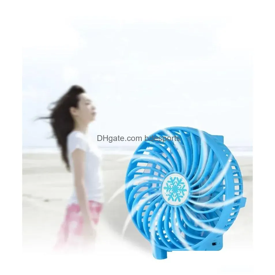 Arts And Crafts Rechargeable Usb Mini Portable Foldable Electric Desk Hand Held Pocket Fan Makes You Have Cool Summer Drop Delivery Ho Dhvuk