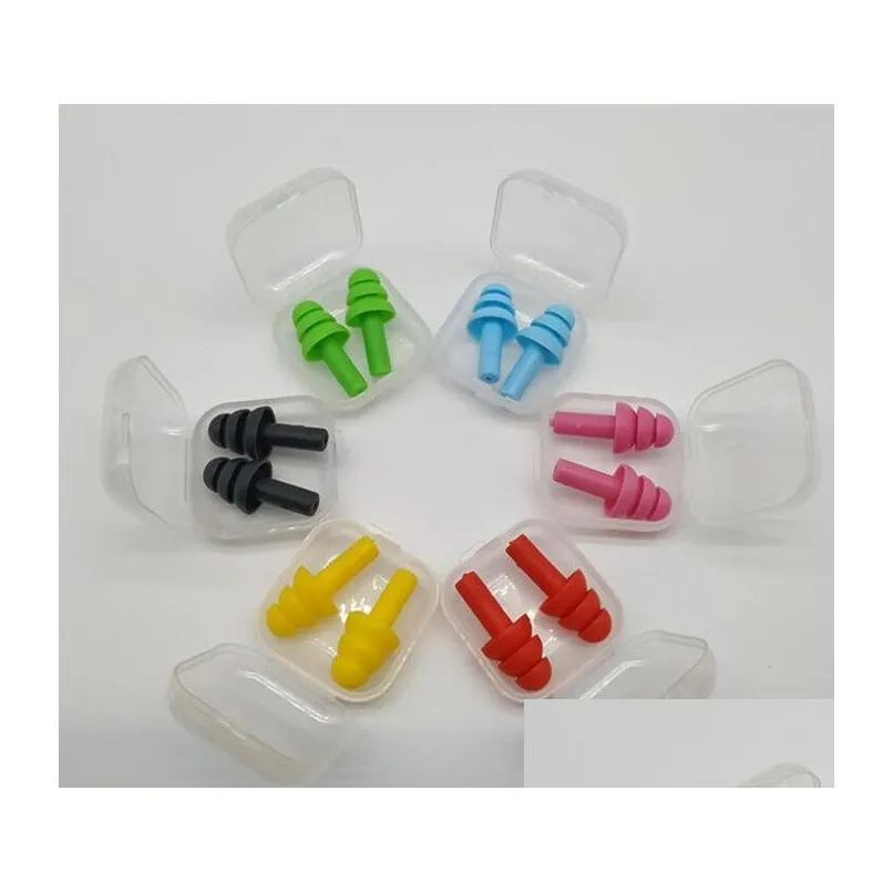 silicone earplugs swimmers soft and flexible ear plugs for travelling & sleeping reduce noise ear plug 8 colors dhl free