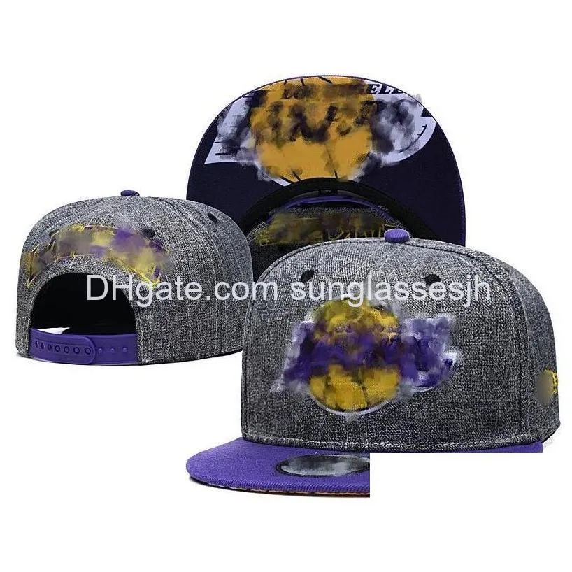 Ball Caps 2023 Top Quality Men Women Basketball Snapback Baseball Snapbacks Hats All Teams For Mens Embroidery Football Sun Mesh Fle Dhsyt