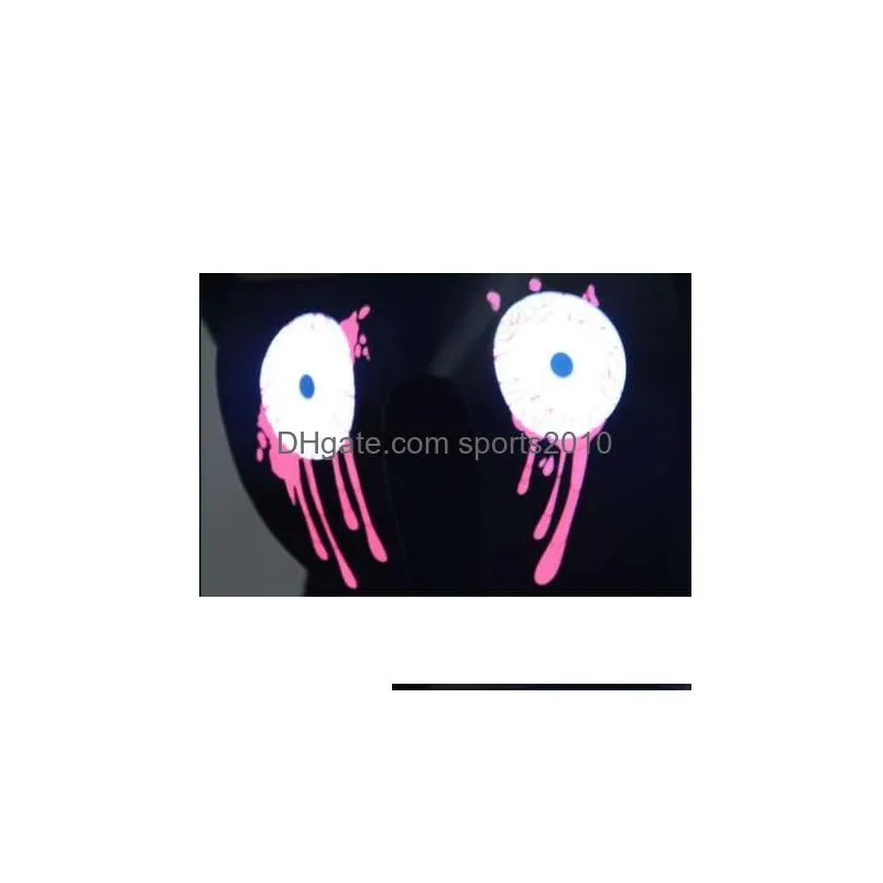 Party Masks Led Luminous Flashing Face Mask Party Masks Light Up Drop Delivery Home Garden Festive Party Supplies Dhbz8