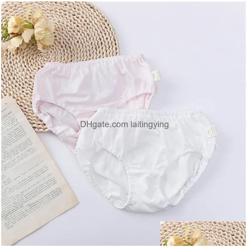 panties girls cute and playful soft lace bulace briefs summer thin cotton breathable hole design fits the skin more comfortable