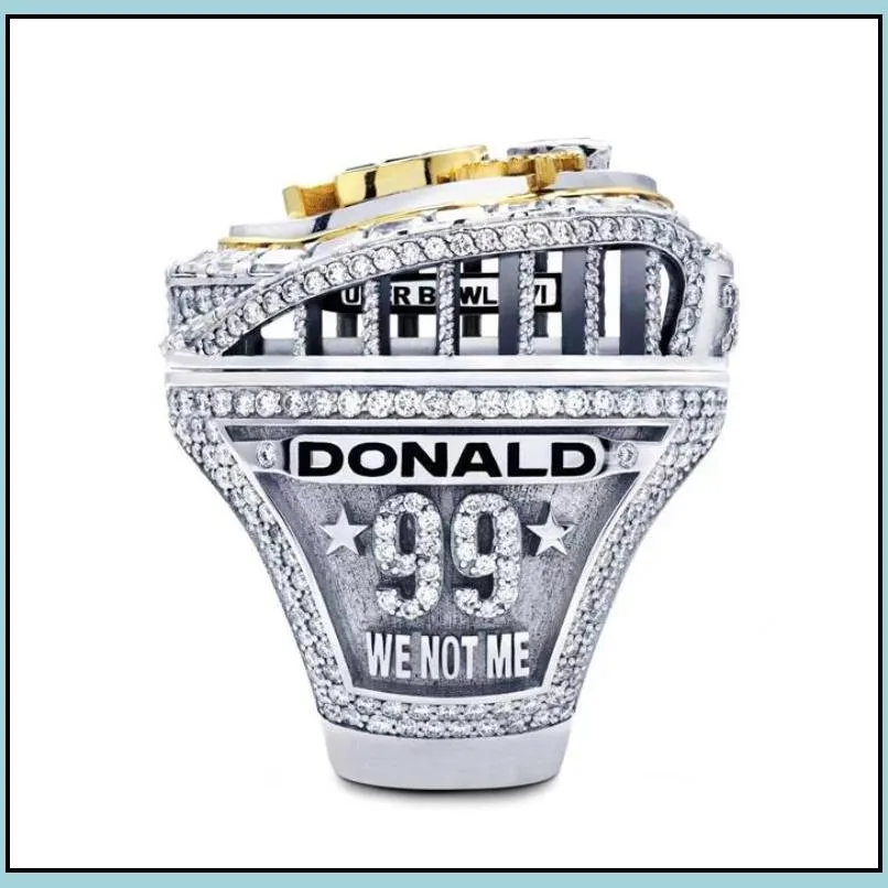 Cluster Rings 5 Player 2021 2022 American Football Team Champions Championship Ring Stafford Kupp Ramsey Donald Mcvay Fan Gift Drop D Dhgyk