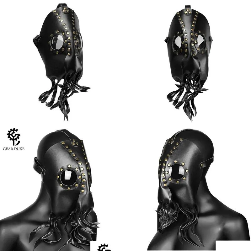 2019 steampunk mechanical mask dark octopus plague tor bird mask retro cosplay masks halloween costume props accessories x0803