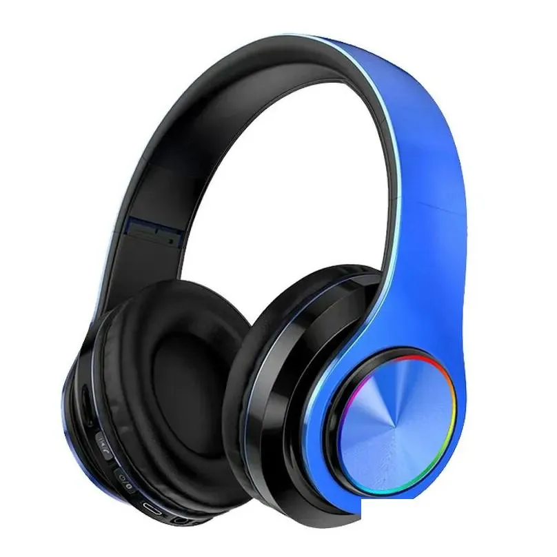wholesale headset wireless bluetooth headset with colorful breathing light bass-heavy sports gaming headphone express