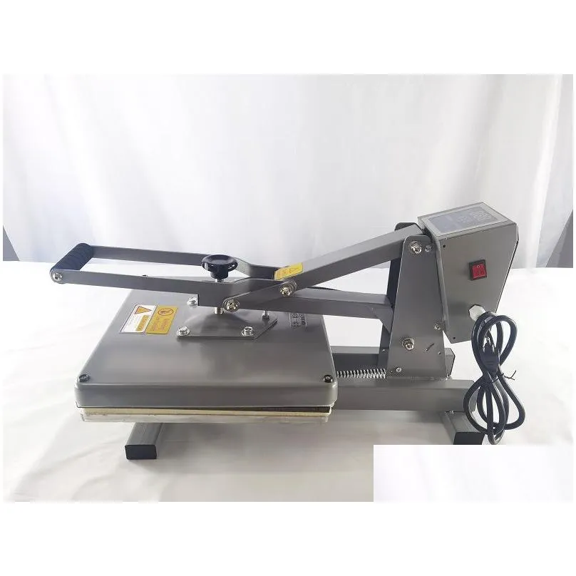 wholesale local warehouse 15x15 inch sublimation heat transfer press machines led display usa plug clamshell digital professional diy industrial tool for clothes t