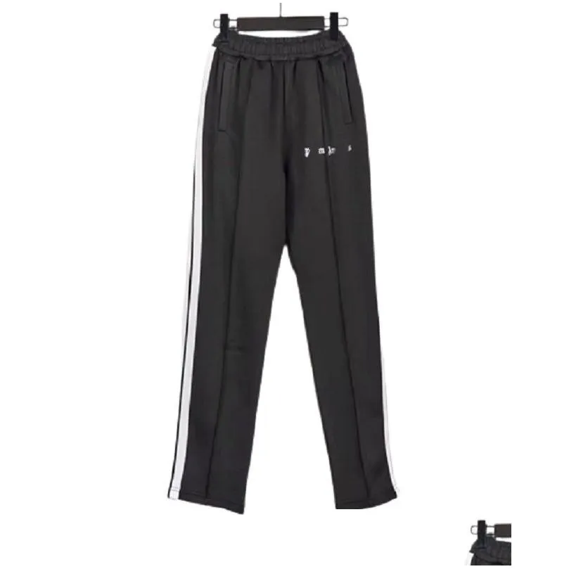 designer pants for male and women casual sweatpants fitness workout hip hop elastic pants mens clothes track joggers trouser black