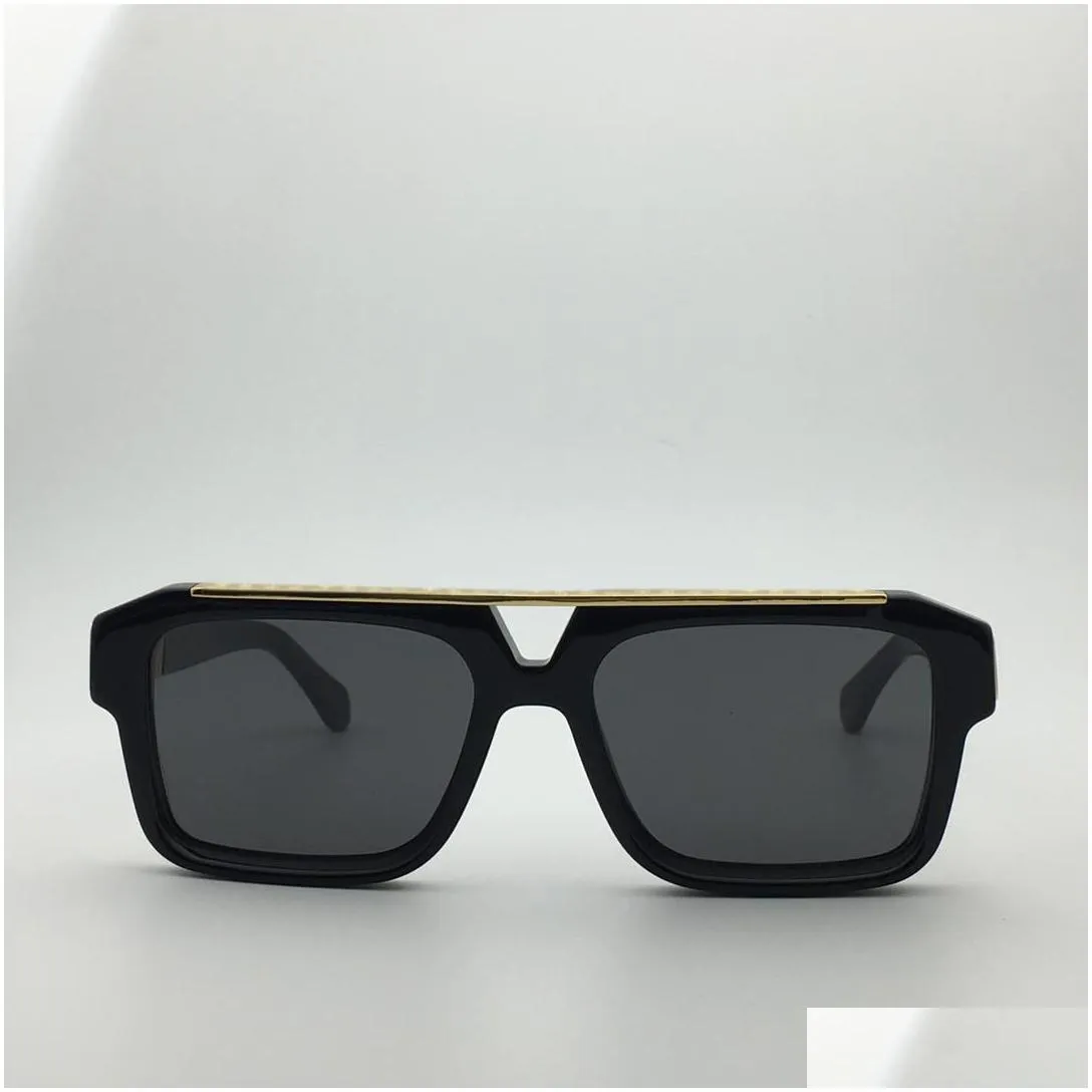 sunglasses for men women summer 1801 designers style sunshade anti-ultraviolet retro plate plank full frame random box z1801