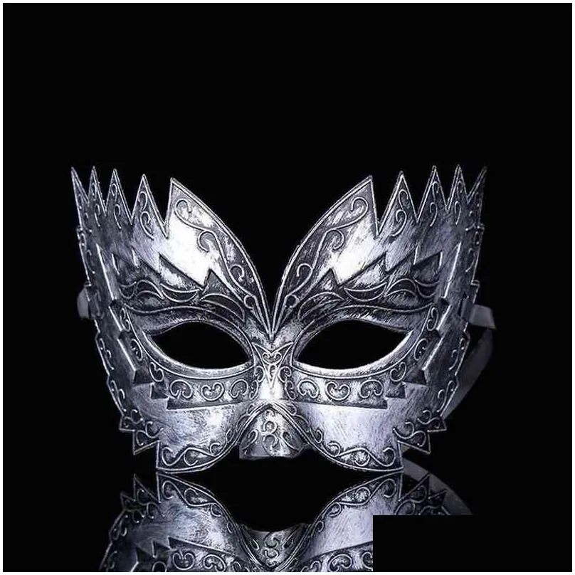 waylike halloween party mask venice cut carving retro rome mask masquerade halloween venetian costumes carnival sawtooth mask y220805