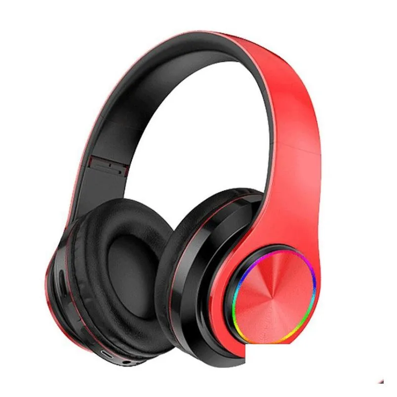 wholesale headset wireless bluetooth headset with colorful breathing light bass-heavy sports gaming headphone express