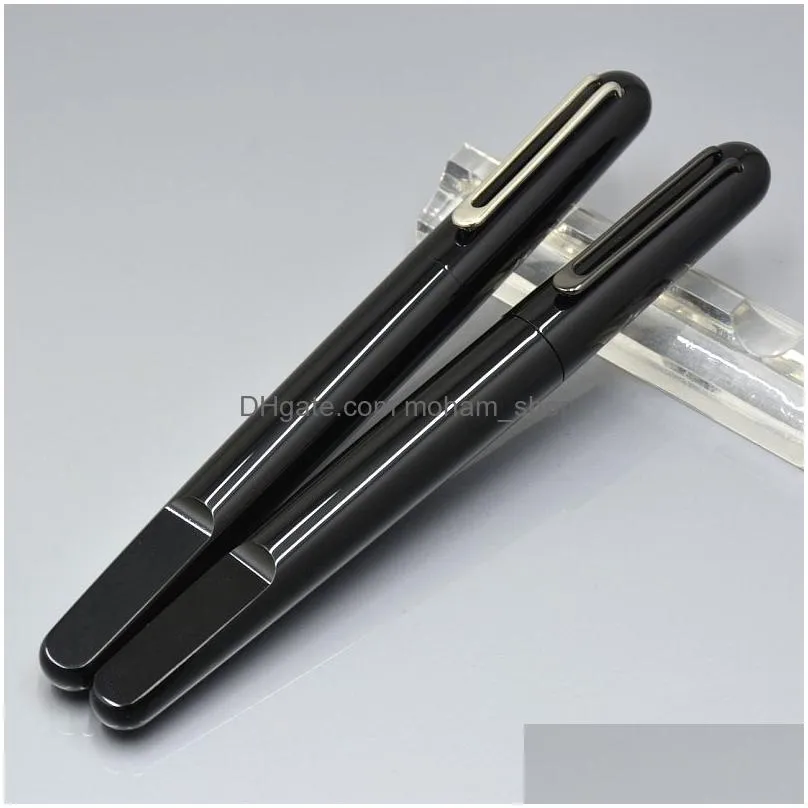 Ballpoint Pens Wholesale Promotion - Luxury Magnetic High Quality M Series Roller Ball Pen Red Black Resin And Plating Carving Offic Dhhnn