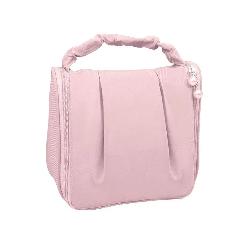 wholesale 6 colors storage bags high capacity ladies portable cosmetic bag wash bag foldable and multi-storage express