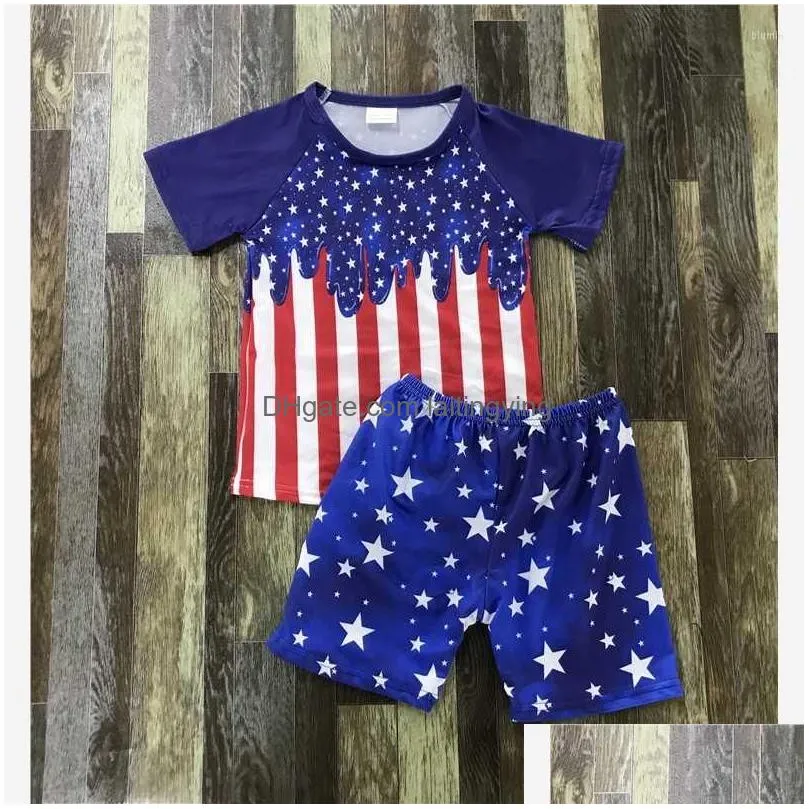 clothing sets boutique cute on july 4th independence day style boy and gril swimsuit