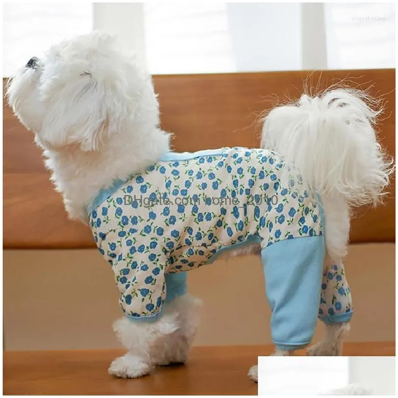 DHgate.com:Cozy Cotton Dog Pajamas Jumpsuit: Puppy Small