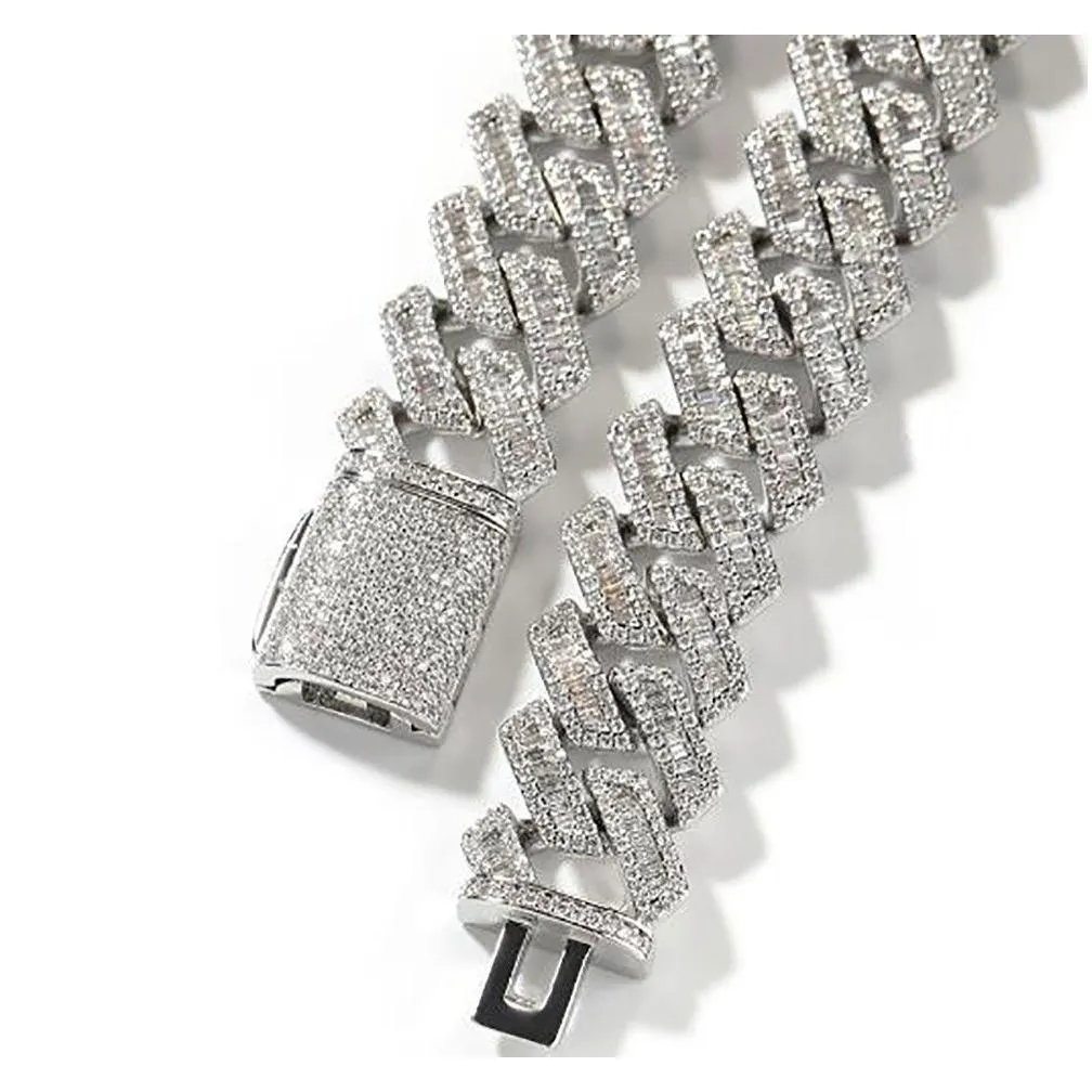 Prong Link Chain 18mm 55cm シルバー Prong Link Chain 18mm 55cm シルバー