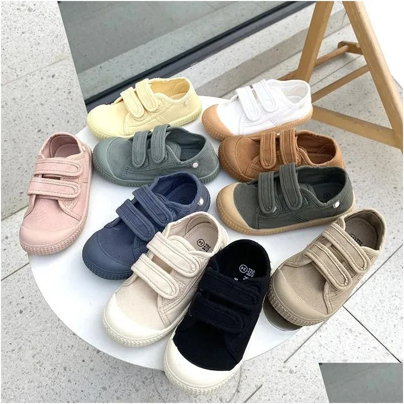 Sneakers Spring Children Canvas Shoes Baby Soft Garten Boys And Girls Fashion Low Top 240625 Drop Delivery Kids Maternity Othg6 From Bdezl 18.34 DHgate.Com
