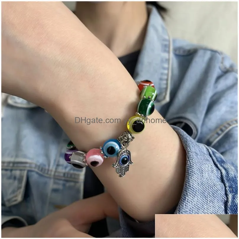 Evil eye hand bracelet 2025