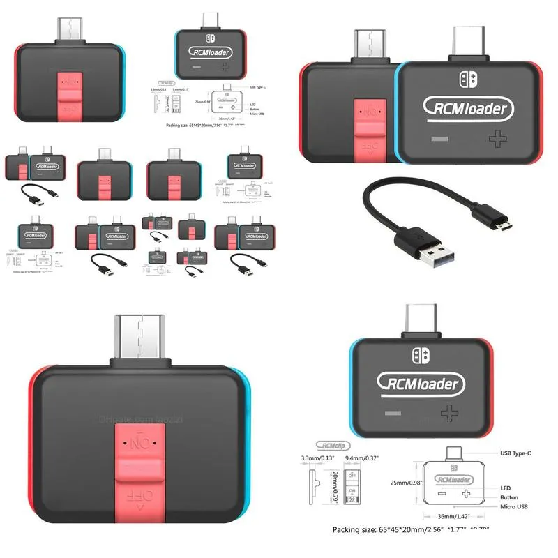 Rcm Injector V5 Rcm Loader Injector Kit For Nintendo Switch Console Includes Clip ...