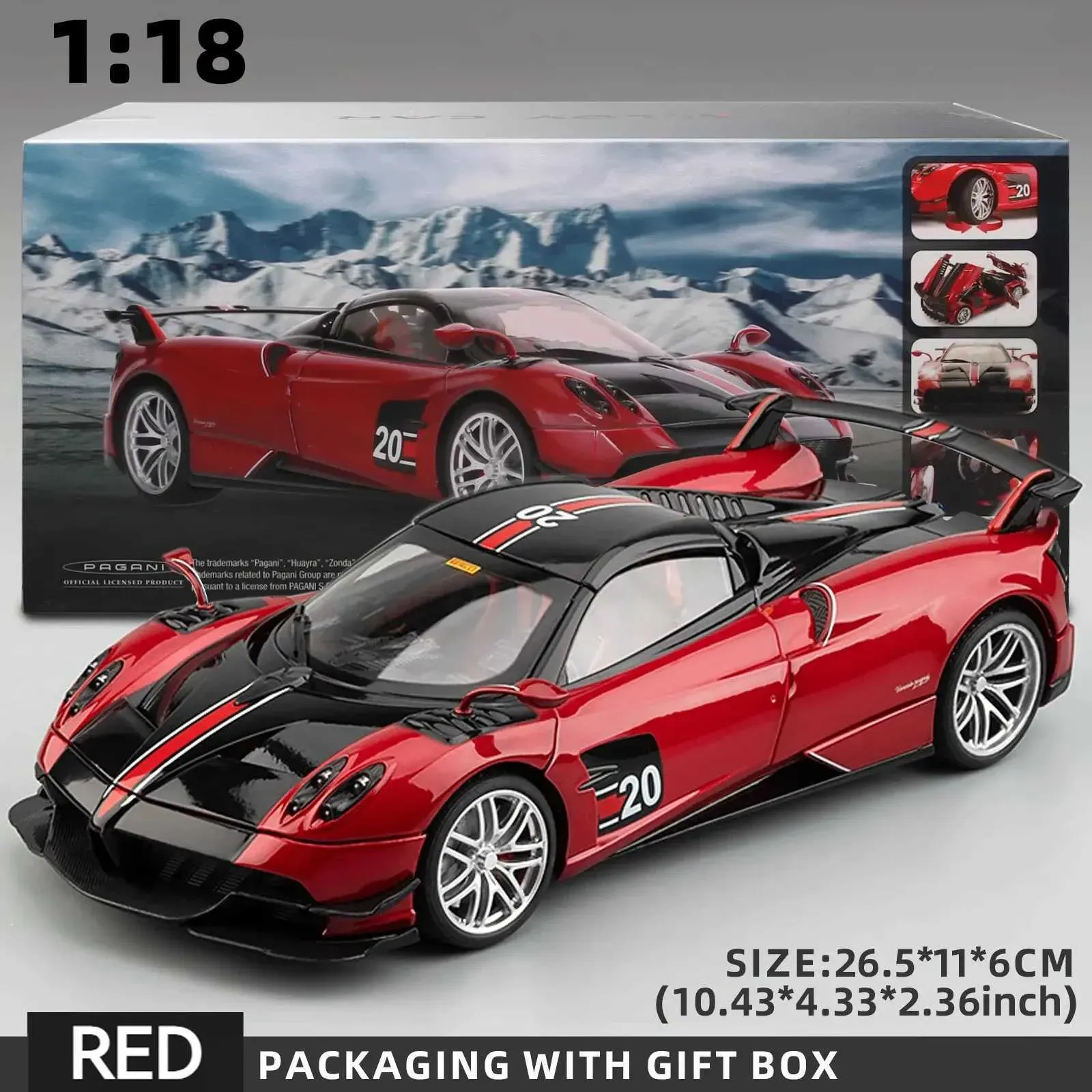 Modellino In Resina Vip 1:18 Pagani Huayra R EVO Limited &ndash; Auto Da Collezione, Hobby, Arredo