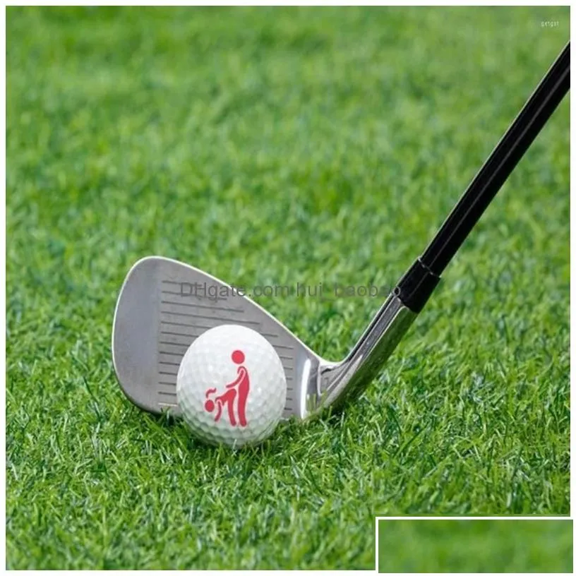 golf training aids 1pc funny adt humor signal ball marker alignment tool models line liner template drop delivery sports outdoors