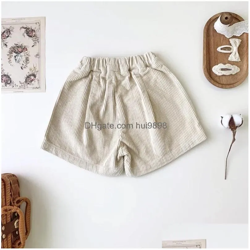 shorts kids winter clothes baby bottoms corduroy childrens clothing autumn bloomer short girls from 2 years for 7