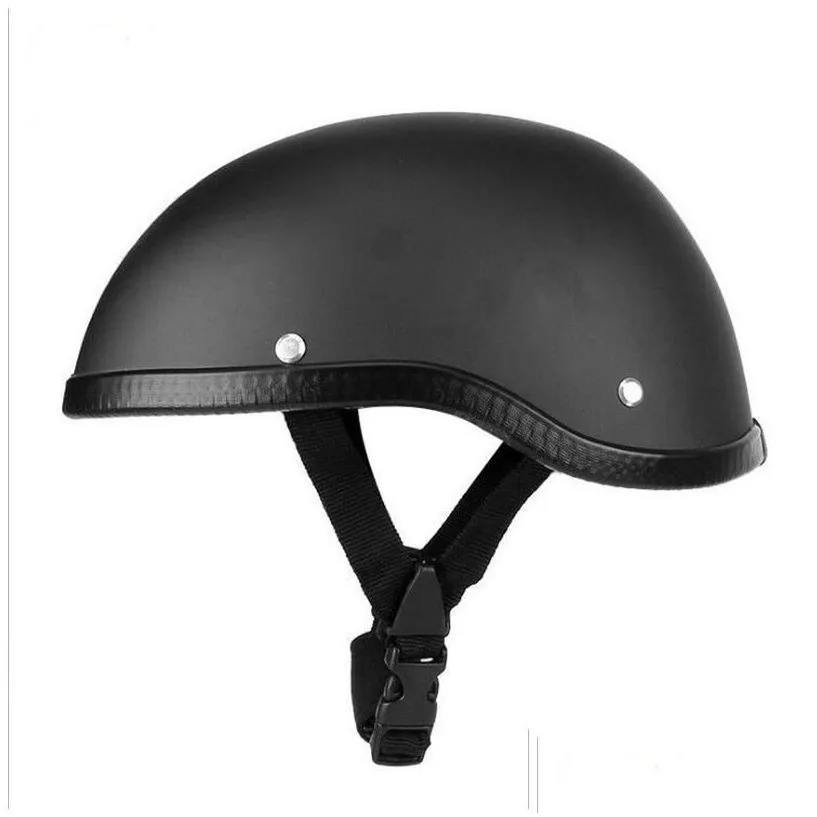 motorcycle helmets helmet for vintage half face mtb bike cruiser scooter matte black accessories casco moto drop delivery mobiles mo