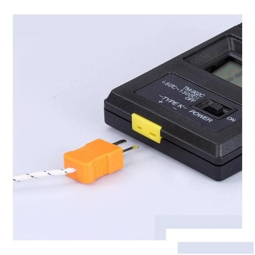 wholesale temperature instruments wholesale digital lcd k type thermometer single input pro thermocouple probe detector sensor reader meter tm 9