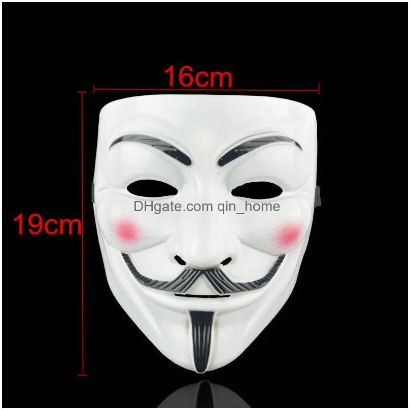 v party masks for vendetta mask anonymous guy fawkes fancy adult costume accessory party cosplay halloween masks