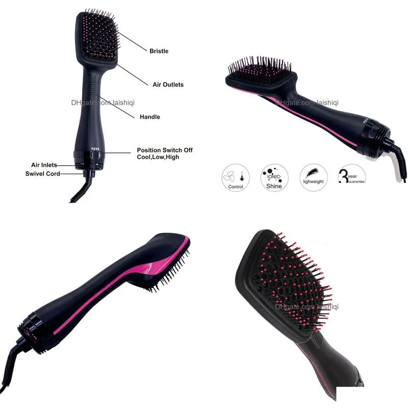 professional hair dryer brush multi function electric hair blow comb hair curls salo hair styler blow dryer brush6030571