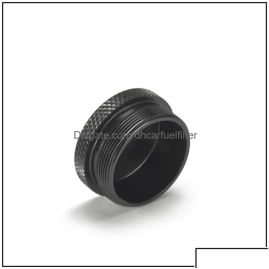 fittings fittings 1/2x28 5/8x24 sealed solid end cap stopper replacement for 1.7od 10l aluminum cleaning tube filter automobiles motor