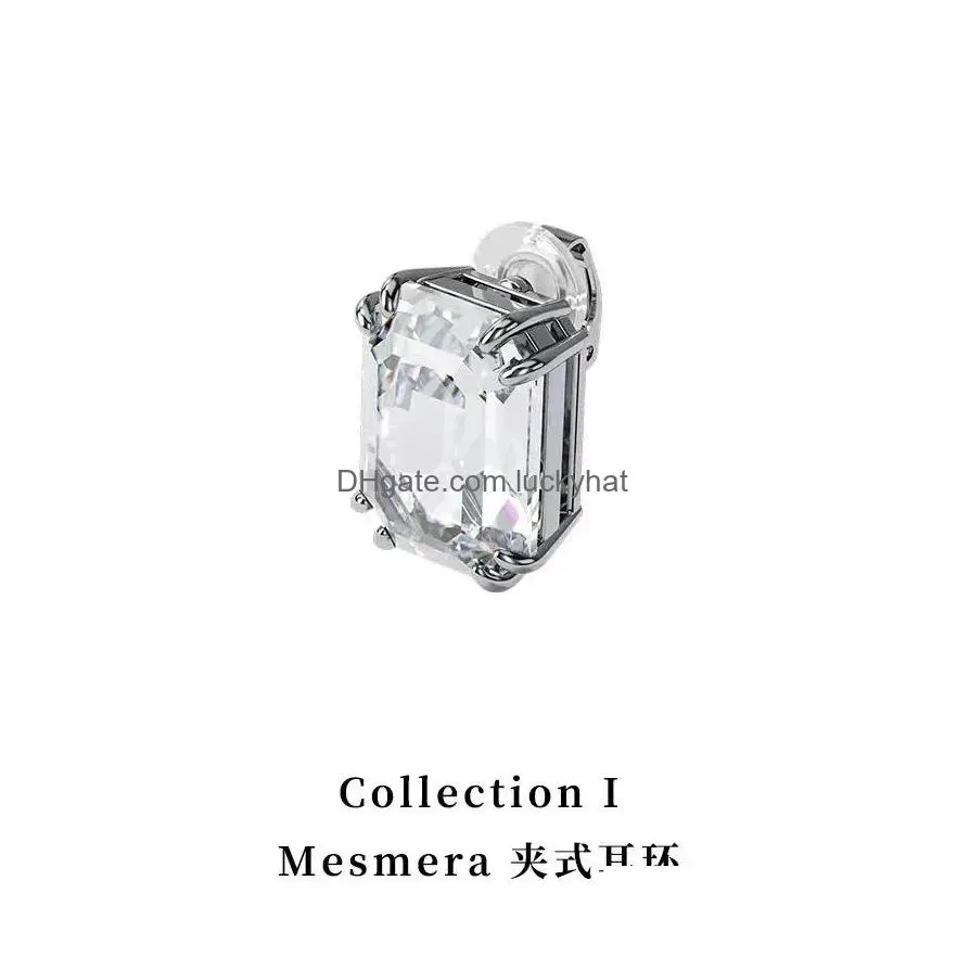 Bracelet & Necklace Sets 2023 New Millenia Lucent Cutting Crystal Series Fashion Jewelry Original Charm Necklace Set The Best Gift Fo Dhj24