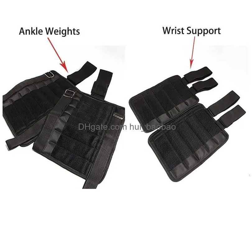 adjustable ankle weights wrist support strap fitness sports exercise running walking jogging gym ankle weight lifting protector 240108