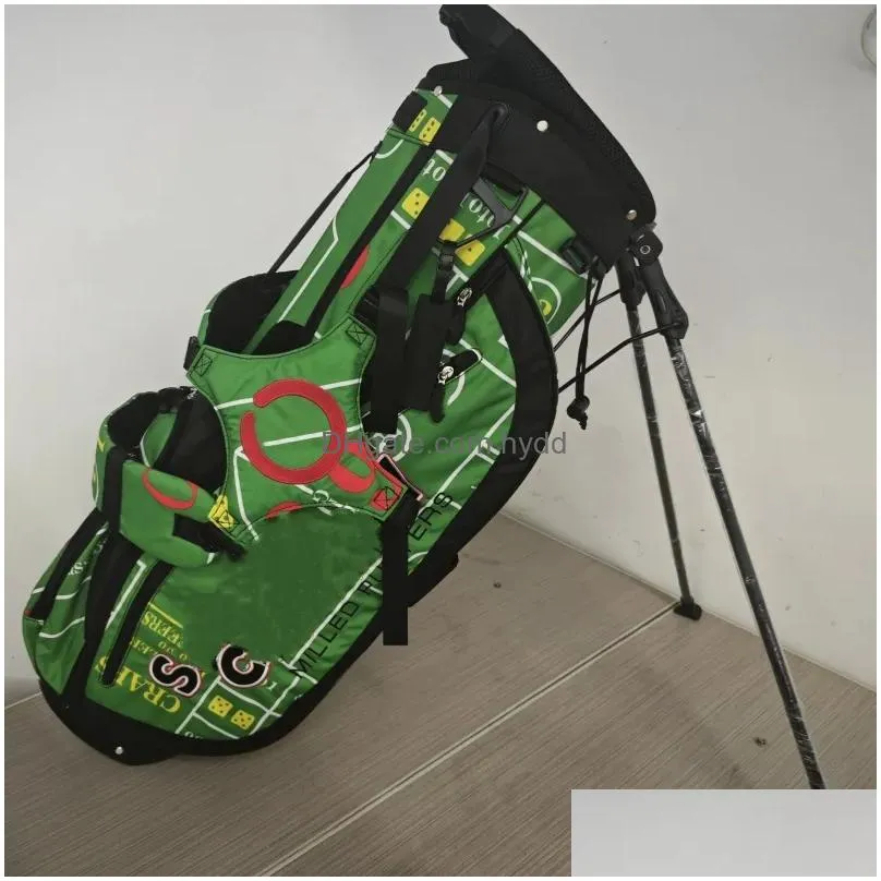 24ss fashion green golf circle t stand bags canvas super light waterproof golf bag men contact for more pictures