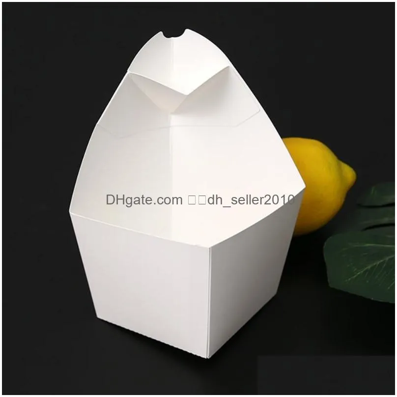 Disposable Take Out Containers French Fries Box Chips Bag Cup Party Take-Out Food Paper Package Fast Holder Drop Delivery Dhyn5