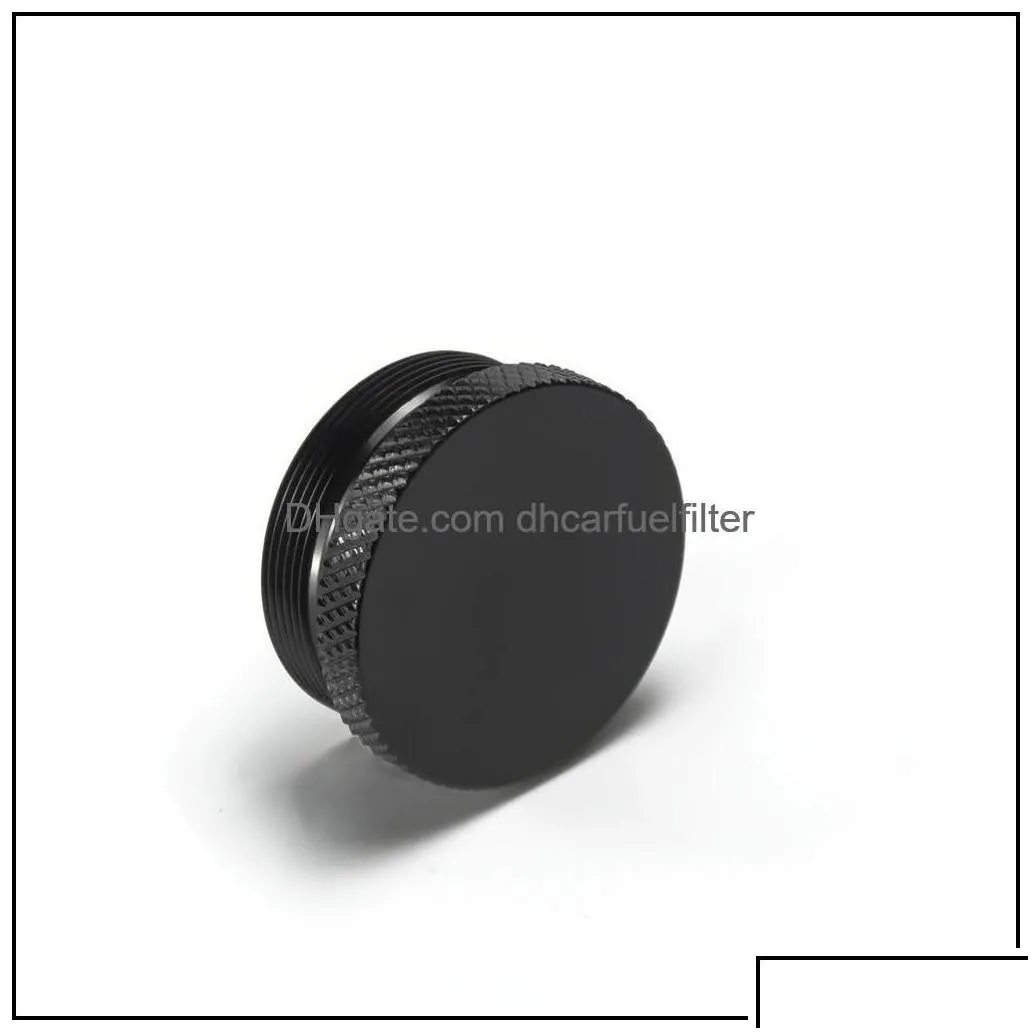 fittings fittings 1/2x28 5/8x24 sealed solid end cap stopper replacement for 1.7od 10l aluminum cleaning tube filter automobiles motor