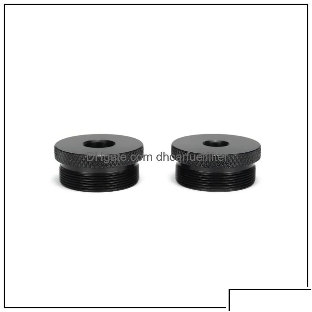 fittings fittings 1/2x28 5/8x24 sealed solid end cap stopper replacement for 1.7od 10l aluminum cleaning tube filter automobiles motor